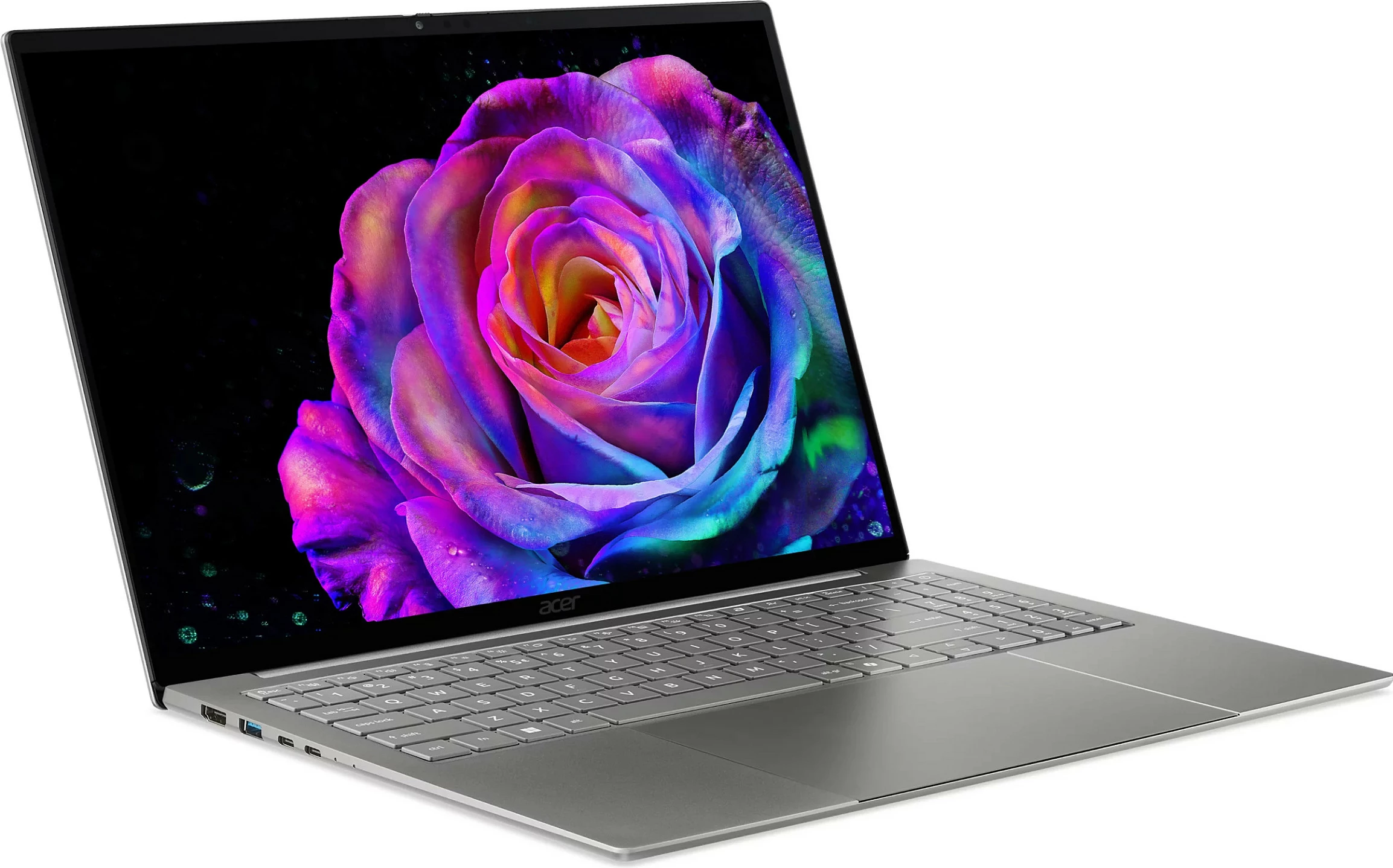 Laptop Acer Swift 16 AI SF16-71T-993G, CU X9 388H, 32GB RAM, 1TB SSD, 16" Touch, Windows 11 Home, gri/argjendtë