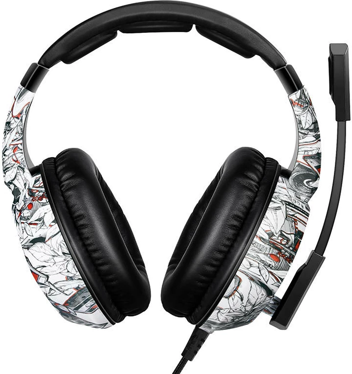 Kufje gaming ONIKUMA K19 Camou, me mikrofon, të bardha