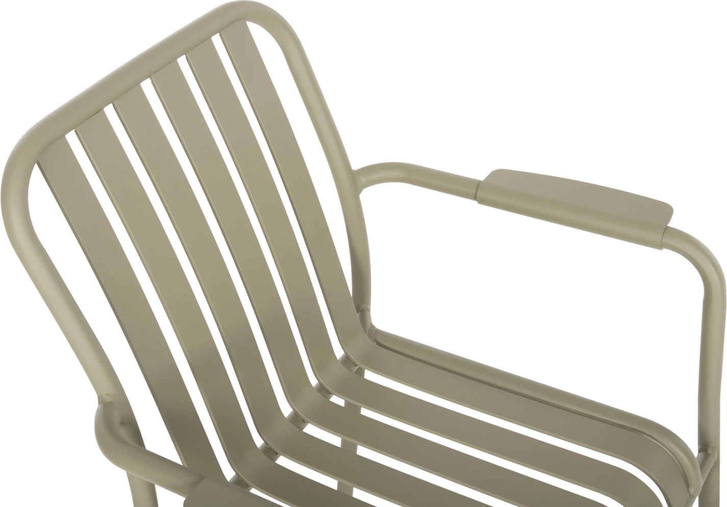 Karrige alumini RACHEL, ngjyrë ulliri e errët, FH6088.07, 63x58x85H cm