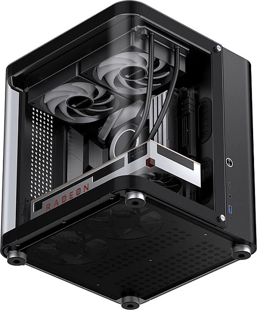 Kasë Jonsbo TK-1 2.0 Micro-ATX, tempered glass, e zezë