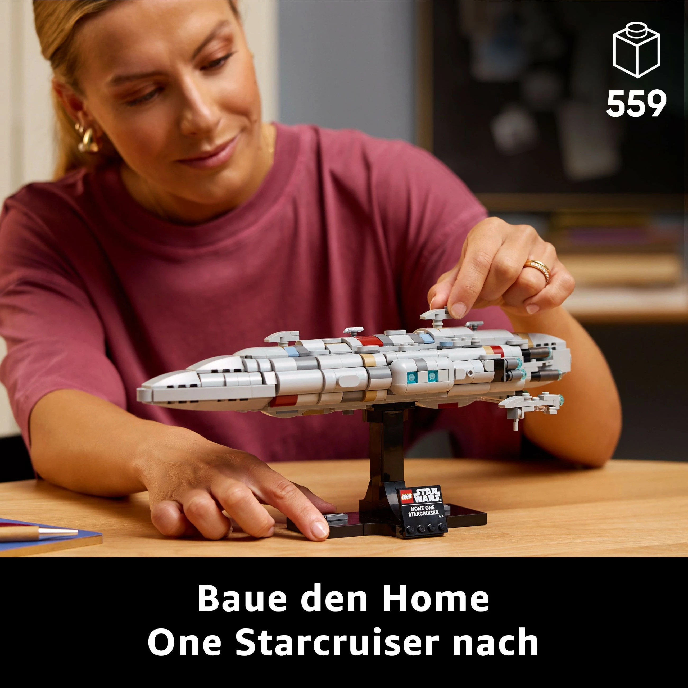 Set ndërtimi LEGO Star Wars Home One Starcruiser 75405, shumëngjyrësh