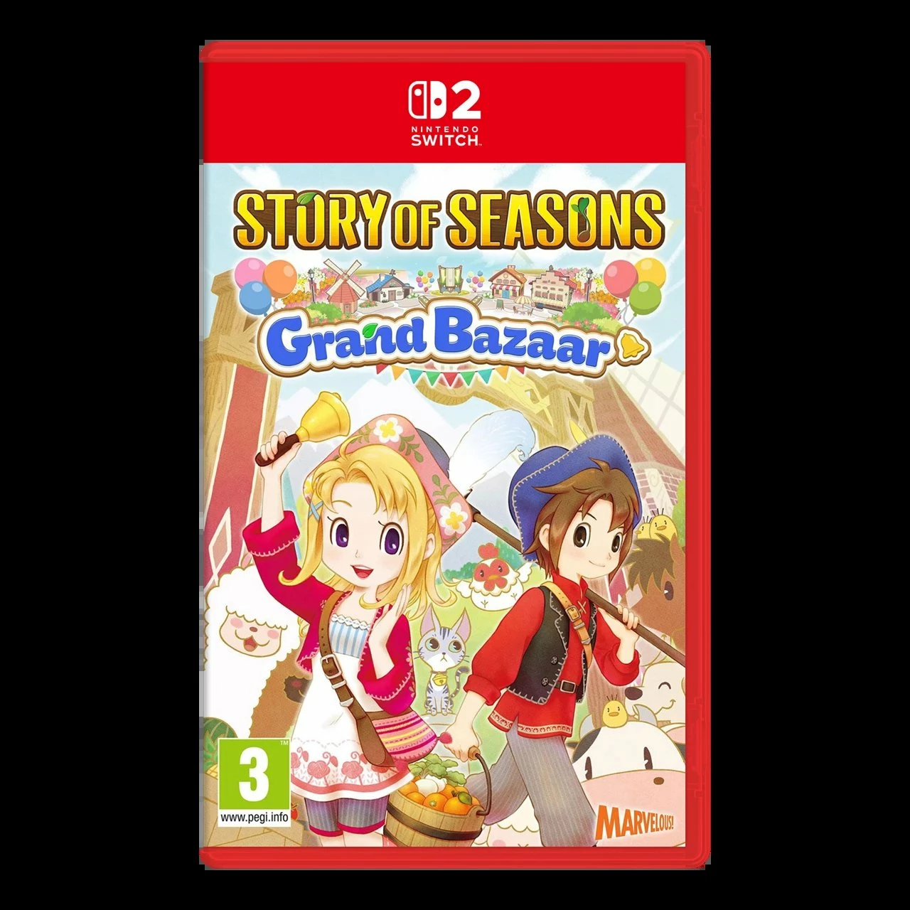 Lojë Nintendo Switch 2 Marvelous Europe Story of Seasons: Grand Bazaar