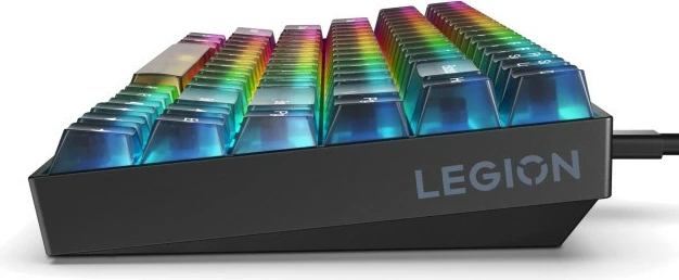 Tastierë mekanike Lenovo Legion K510 Mini Pro Gaming, RGB LED, me kabllo, QWERTY