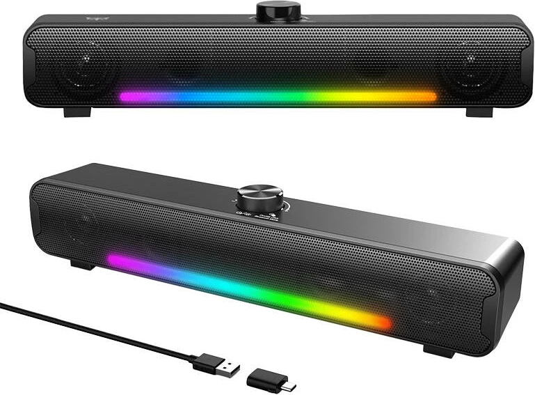 Altoparlant gaming ONIKUMA L16, 10W (5W x2), Bluetooth 5.3, RGB, i zi
