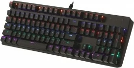 Tastierë mekanike gaming ART AK-51, me ndriçim, USB, e zezë