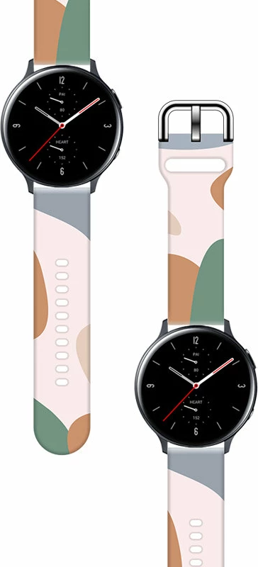 Rrip silikoni për Samsung Galaxy Watch, Hurtel Moro Band, 42mm, kamuflazh, shumëngjyrësh