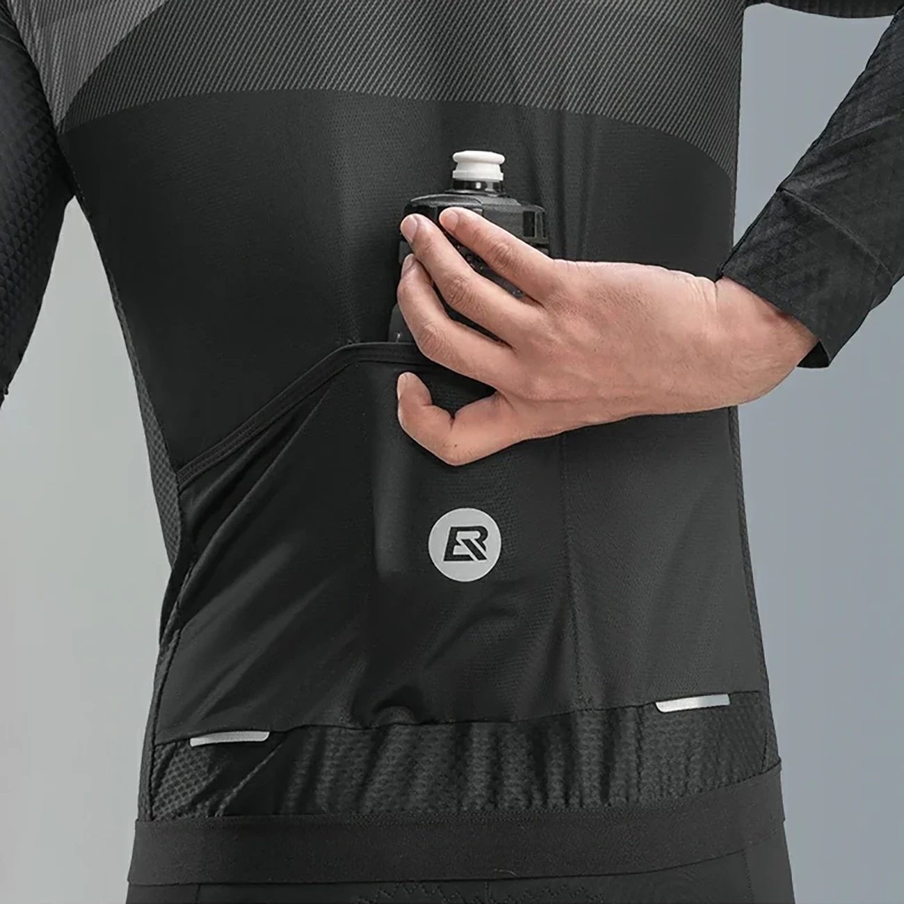 Bluzë çiklizmi Rockbros 15120009004 me mëngë të gjata, XL, e zezë