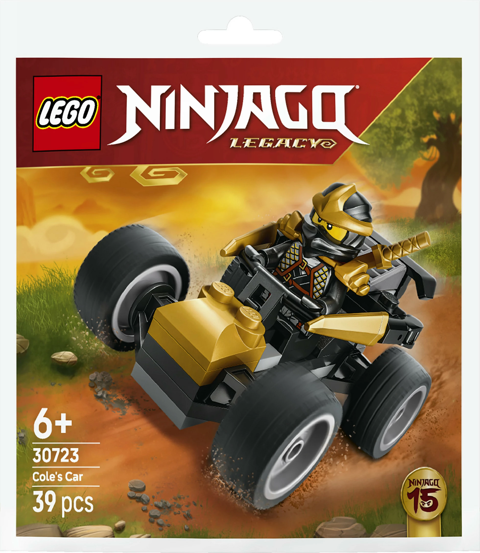 Set ndërtimi LEGO NINJAGO Legacy 30723 Cole's Car, 39 pjesë, 6+, multikolor