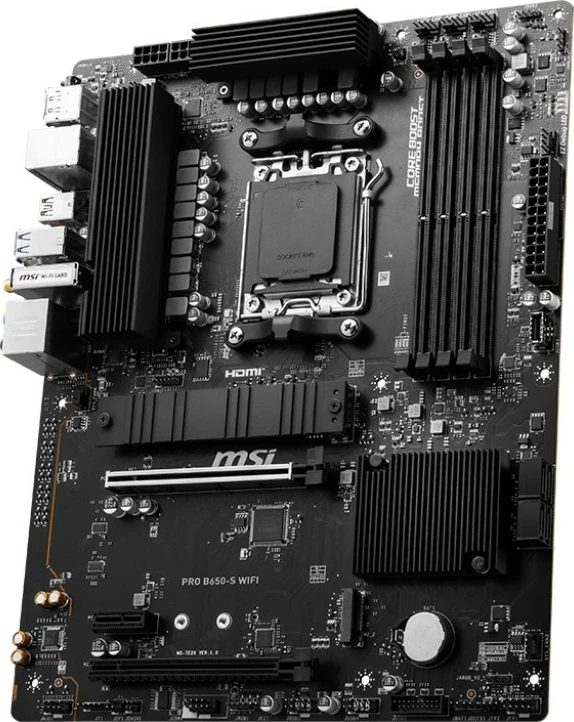 Pllakë amë MSI PRO B650-S WIFI, AMD, Socket AM5, DDR5, 192 GB