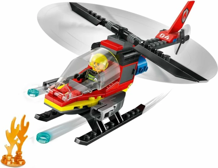 Lego helikopter zjarrfikës, fëmijë