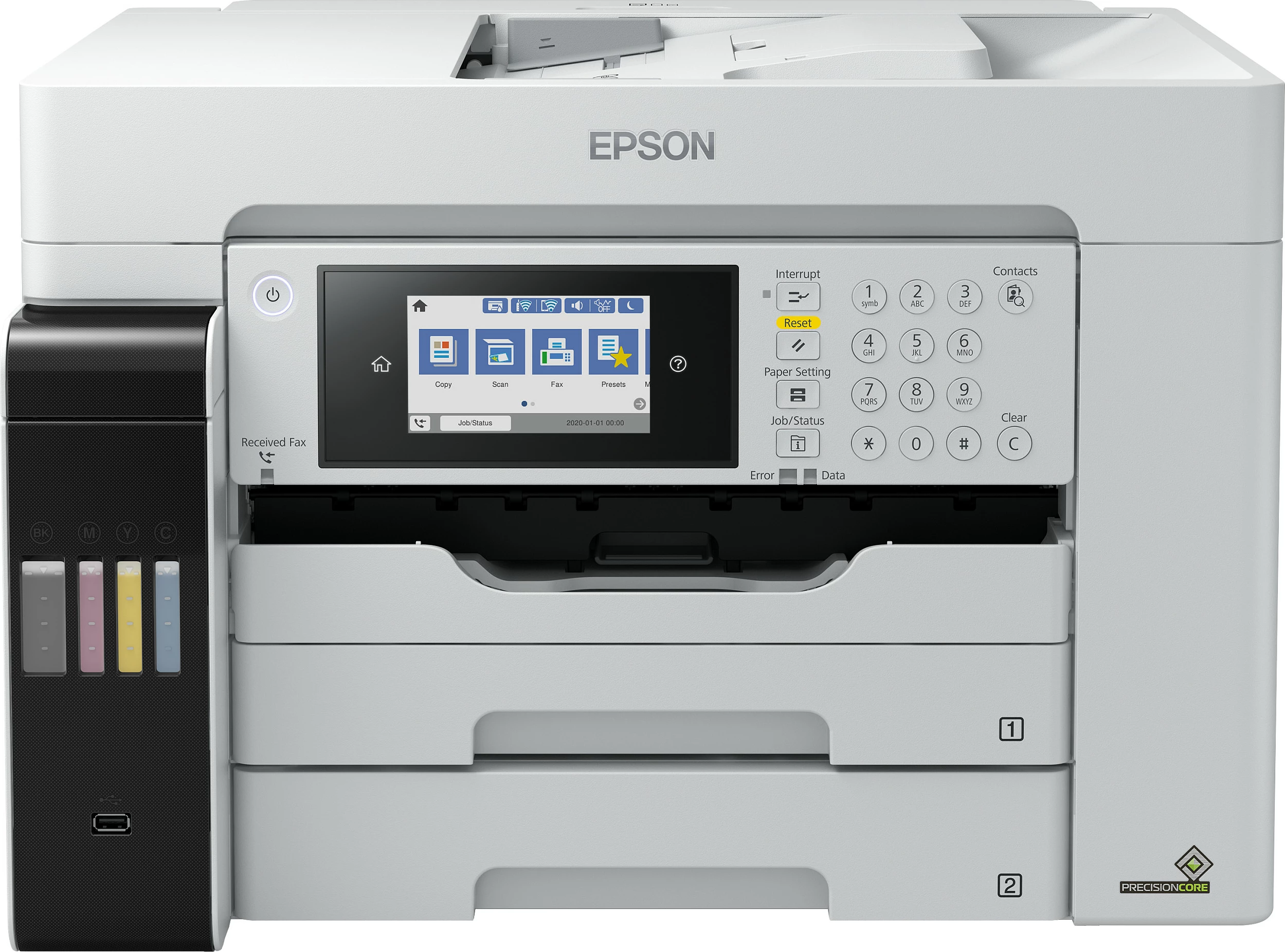 Printer multifunksional Epson EcoTank Pro ET-16685, A3, tintentank, Wi-Fi, bardhë