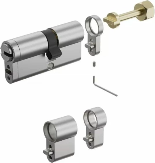 Cilindër i rregullueshëm AQARA R2 AL-D04E për bravë smart U200 (Euro Profile), 4 çelësa, argjendtë