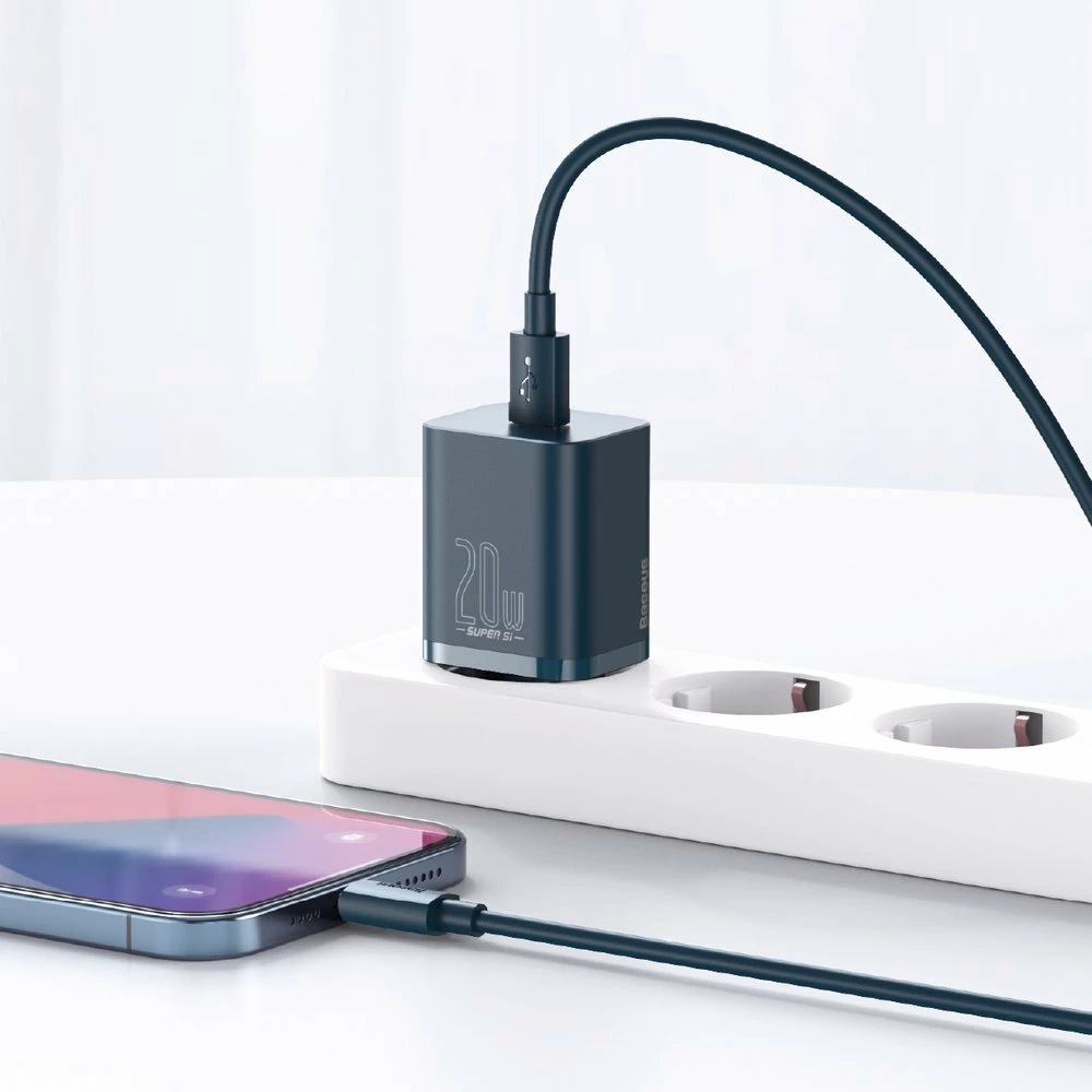 Karikues muri Baseus Super Si 1C, 20W, USB-C, Blu