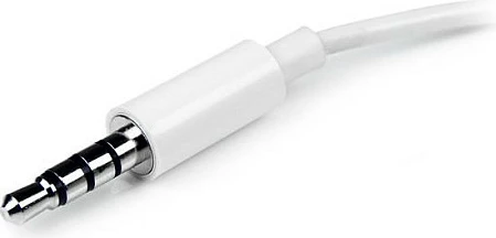 Adapter audio StarTech MUYHSMFFADW, 3.5mm TRRS në 2x 3.5mm (kufje + mikrofon), 15cm, i bardhë