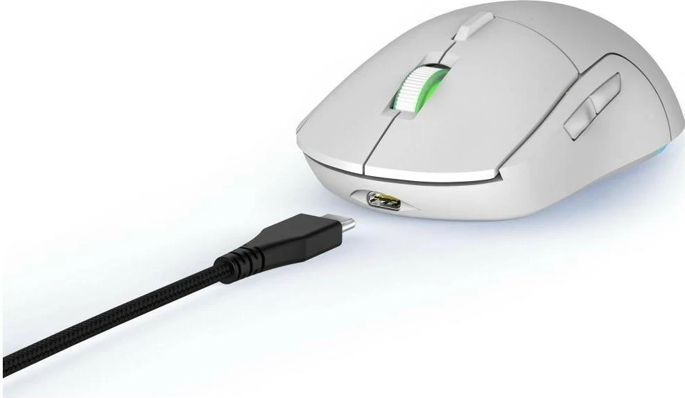 Maus gaming uRage Reaper 250, 6200 DPI, wired, RGB, i bardhë