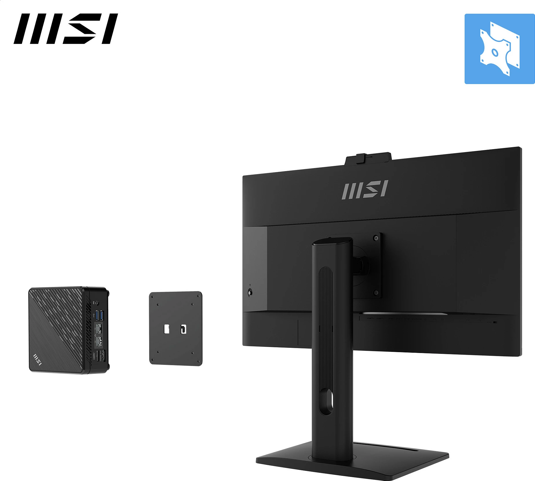 Monitor MSI 9S6-3PC8CM-001, 27", WQHD 2560x1440, IPS, 100Hz, i zi