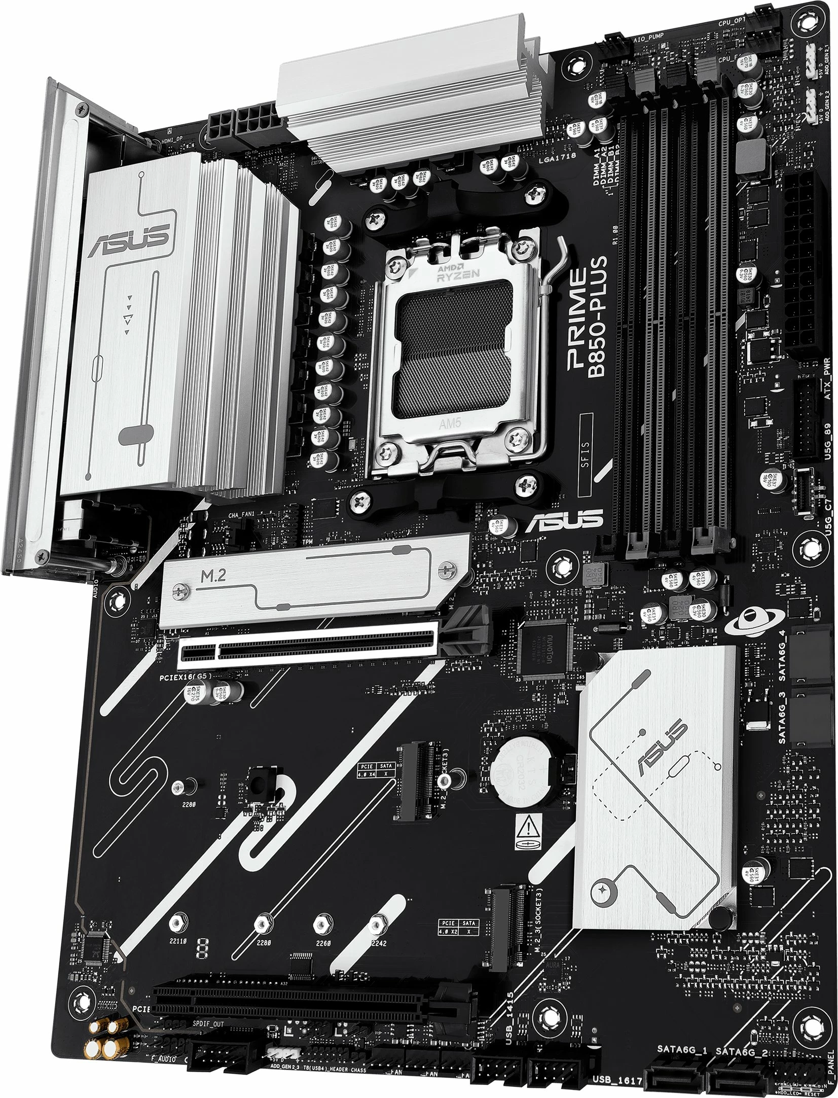 Pllakë amë Asus PRIME B850-PLUS-CSM ATX DDR5 deri 256GB, 3x M.2, 2.5GbE