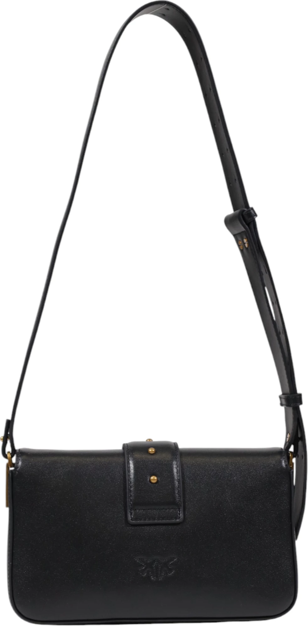 Çantë shpatulle Pinko Love One Mini Slouchy FL 104340 A0QO, e zezë
