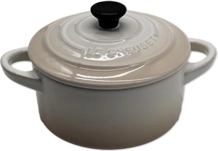 Kaserolë e vogël mini cocotte, Le Creuset, 71901107160100, 0.2 L, stoneware, meringue e bardhë
