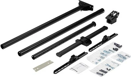 Mbajtëse tavani për TV StarTech, shtyllë 2.5–3 m, VESA 200x200–600x400, 32–75", 50 kg, e zezë
