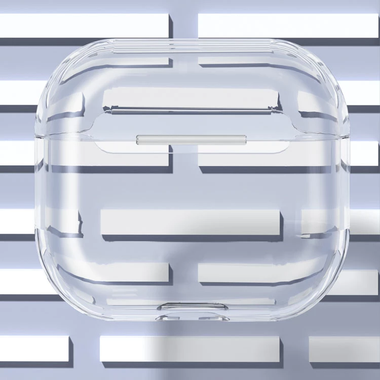 Mbështjellës Hurtel për AirPods 3, i fortë, transparent