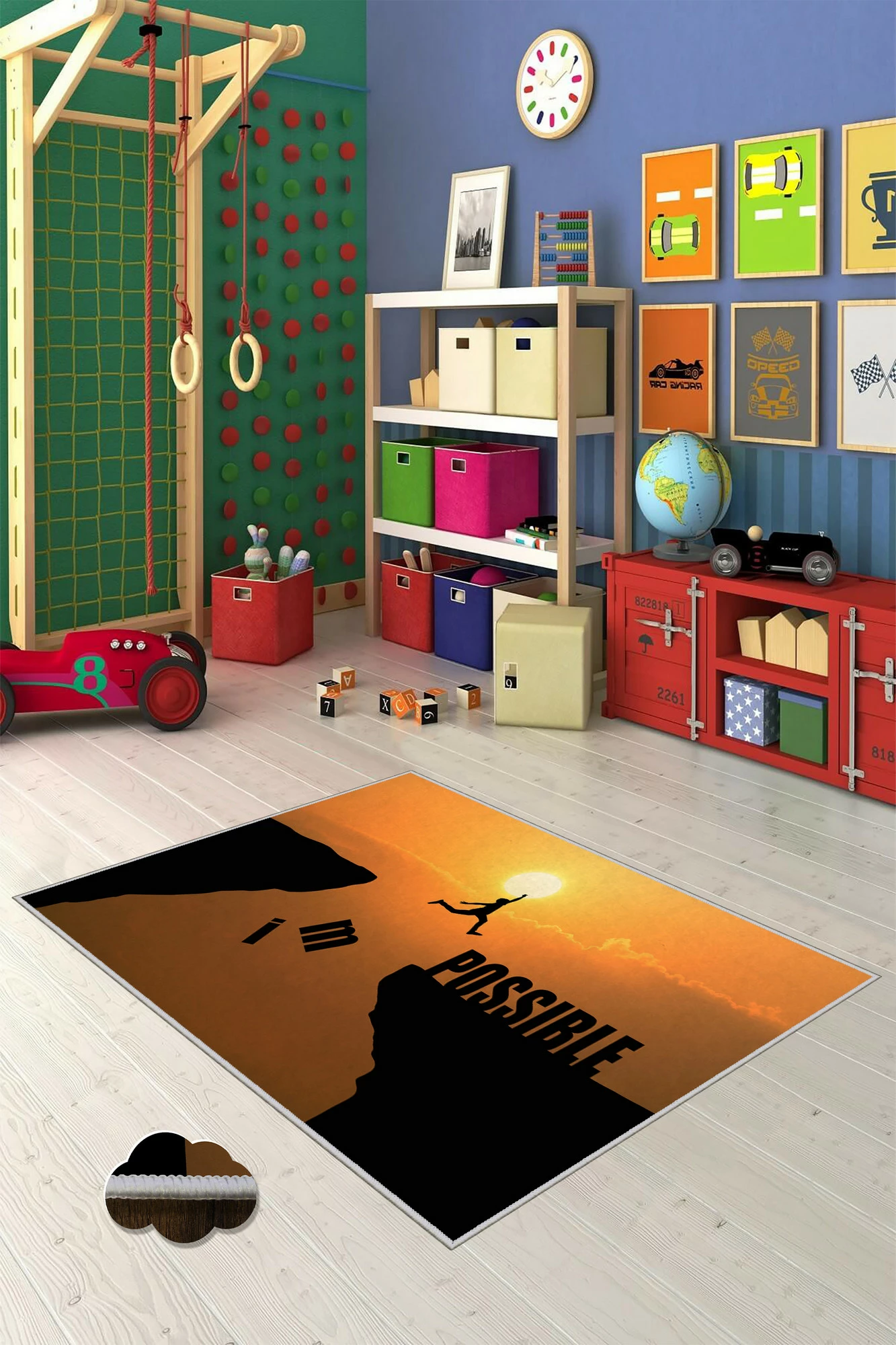 Qilim për korridor, shumëngjyrësh, Conceptum Hypnose, WOOKECE083, 100x200cm