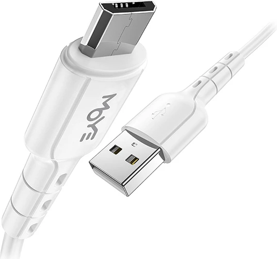 Kabllo data Micro USB Moye Micro 1 m, e bardhë