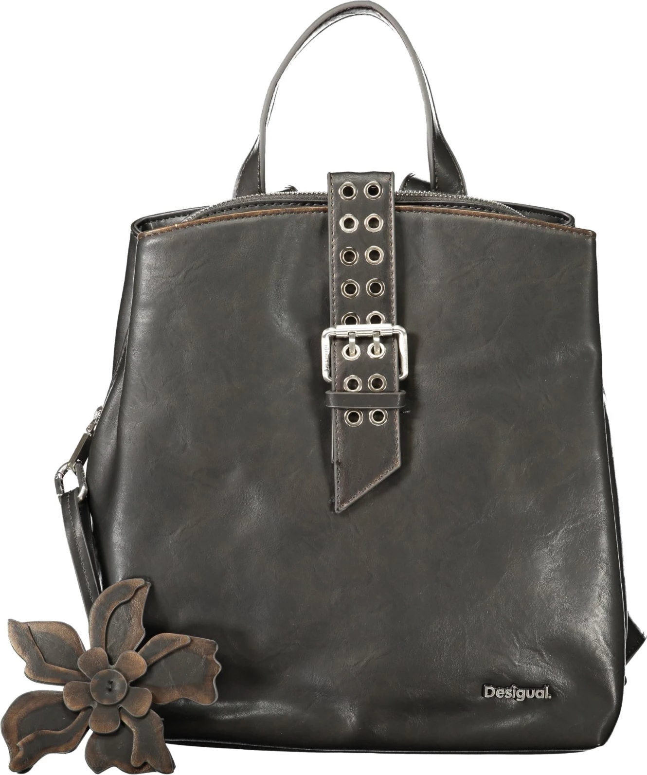 Çantë shpine për femra DESIGUAL CURIO CHOCO SUMY MINI, e zezë