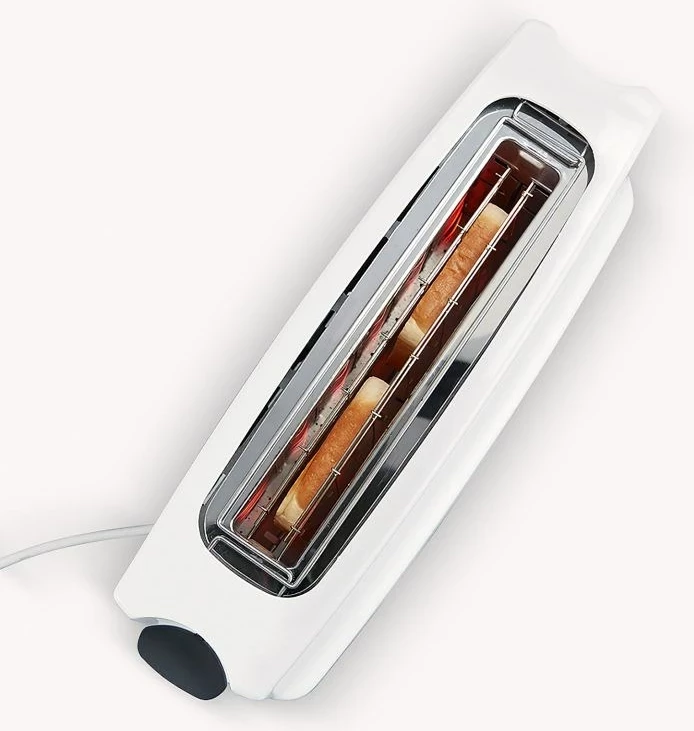 Tostues Severin AT 2232, 2 feta, 800 W, Bardhë/Gri