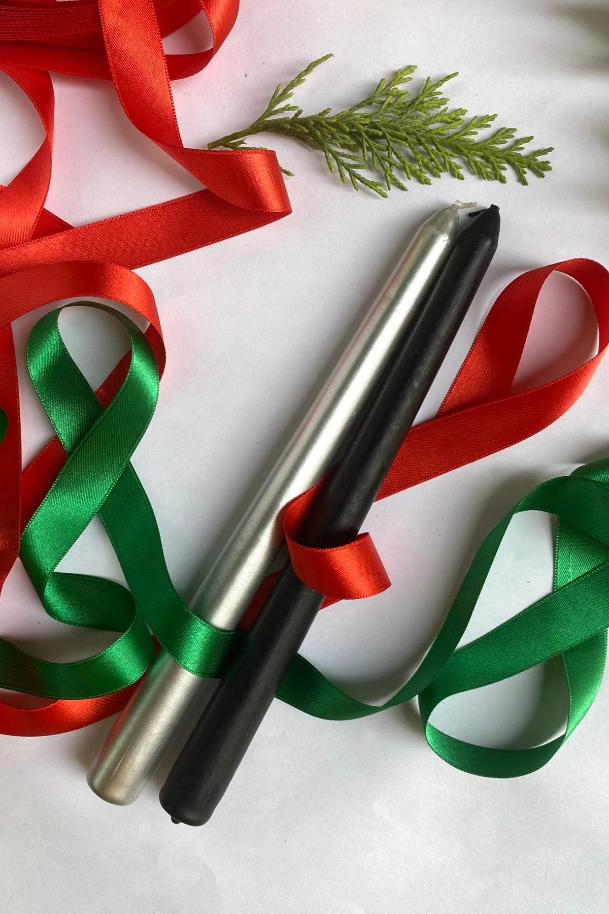 Set qirinjsh (2 copë), Evila Originals, Premium Christmas 2, e zezë dhe argjend