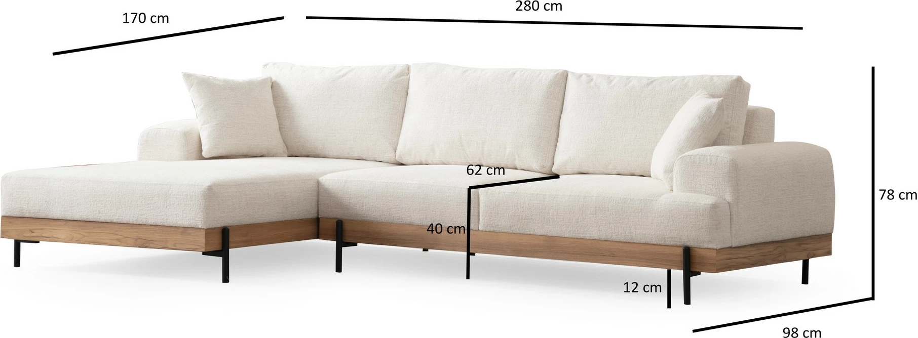 Këndare Atelier del Sofa, Eti Oak majtas, e bardhë