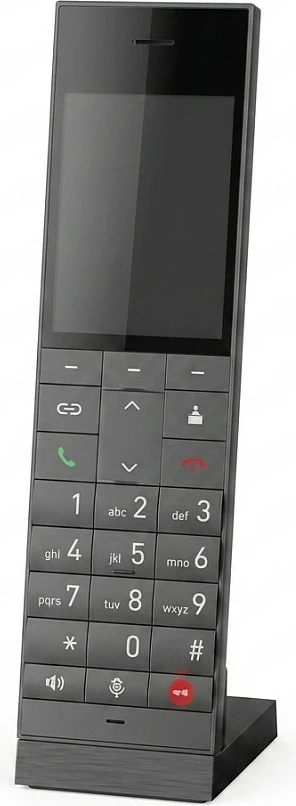 Telefon DECT Snom HM2, handset për hotel, i zi