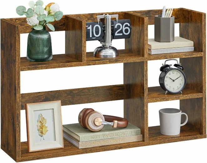 Raft tavoline VASAGLE LBC815B02, 6 rafte, 80 x 20 x 50 cm, rustic brown