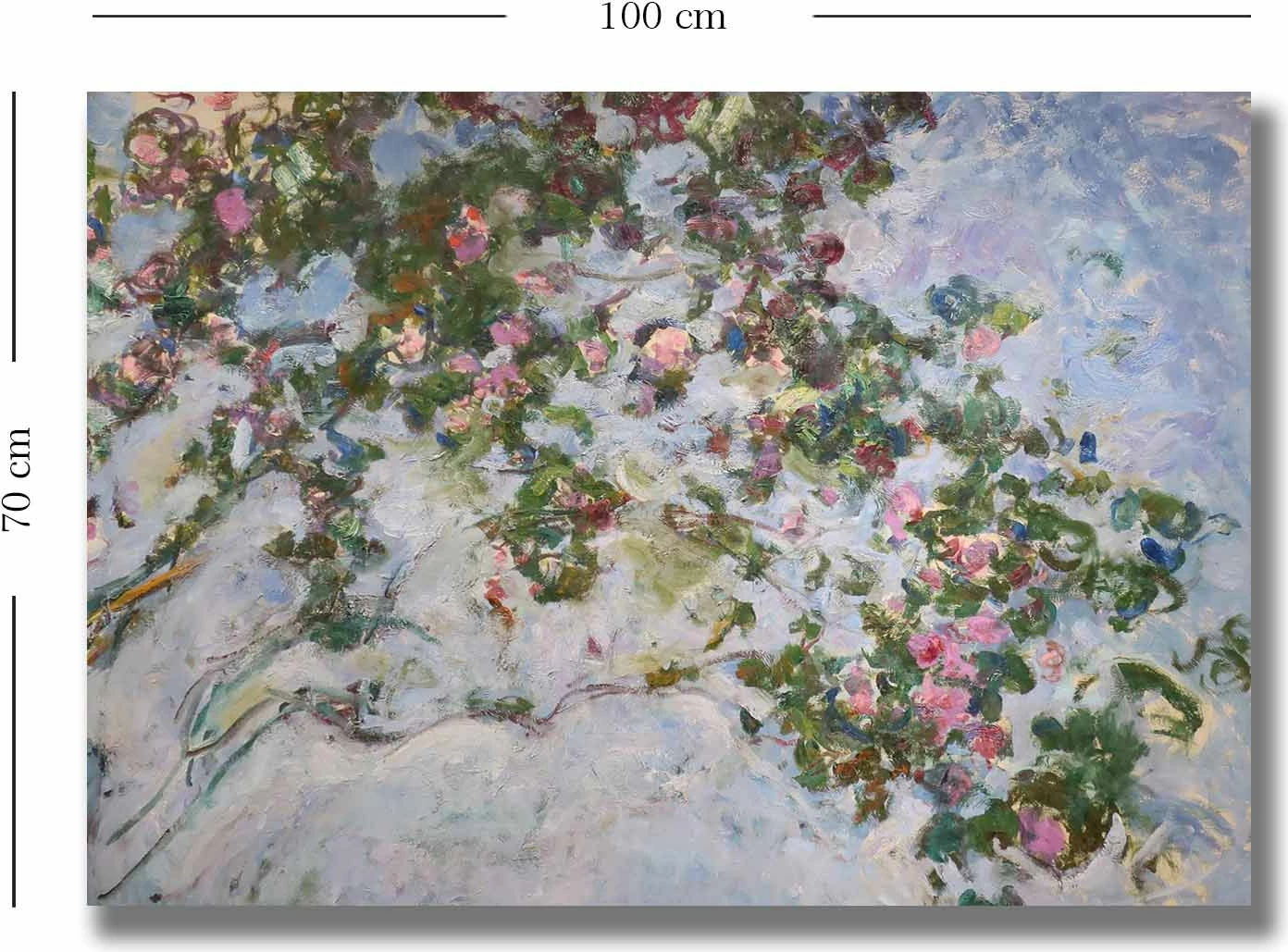 Pikturë dekorative në kanavacë, Wallity, 70100MONET003, 70x100cm
