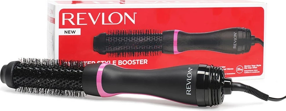 Makinë tharëse dhe kaçurreluese flokësh Revlon RVDR5292UKE, kabllo 2.5 m, 3 shpejtësi, 3 nivele nxehtësie, e zezë/rozë
