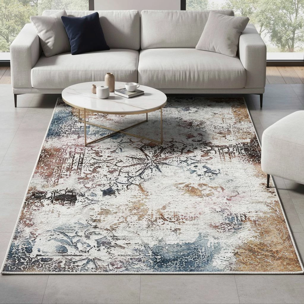 Qilim Velvet Fabric, shumëngjyrësh, 120x180cm, Conceptum Hypnose Els - E - 2