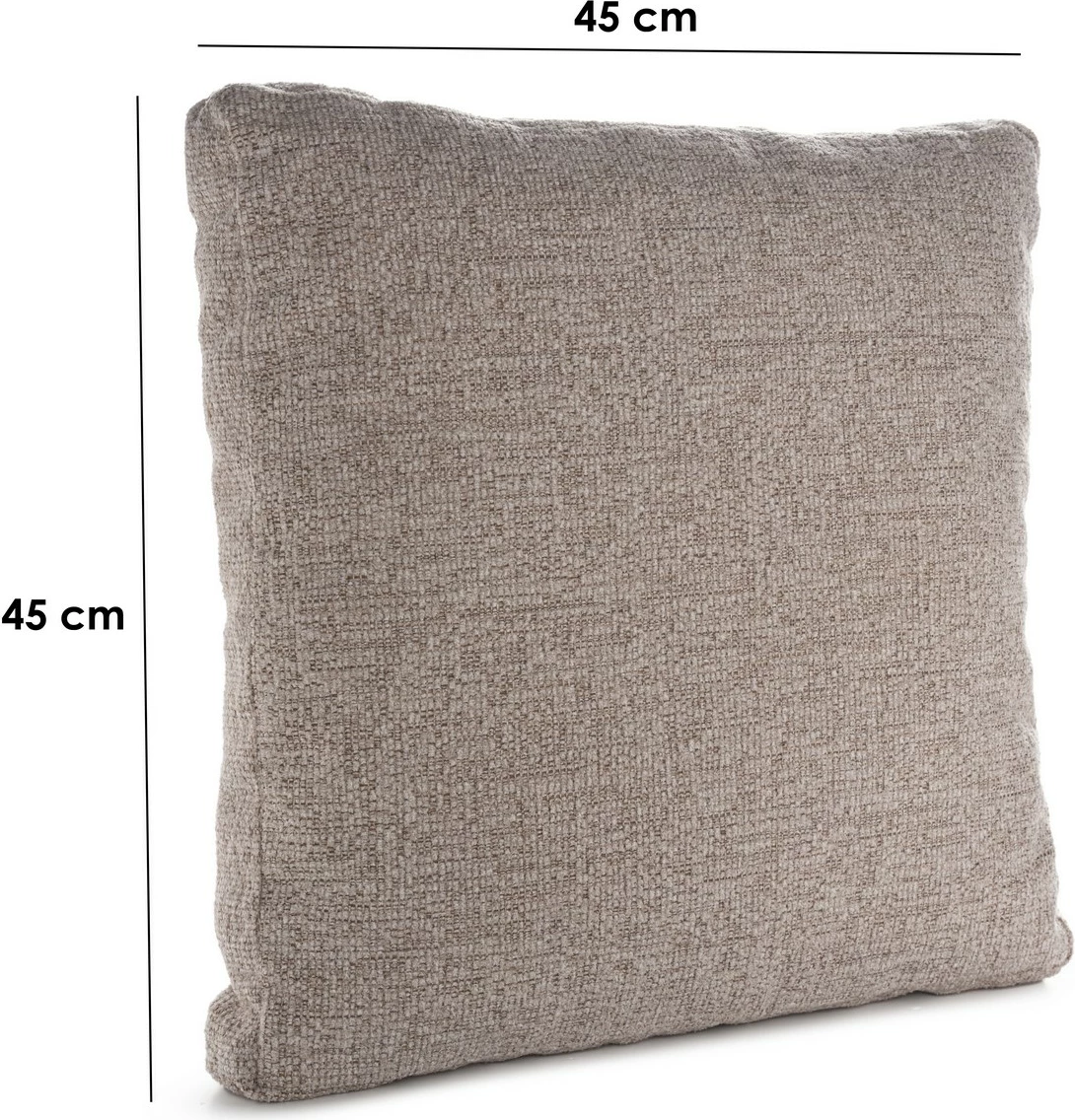 Jastëk Atelier del Sofa, Lora, ngjyrë moka, 45x45cm