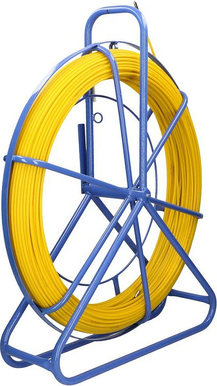 Pilot për tërheqje kabllosh Extralink 6mm 100m, FRP fibër qelqi, verdhë/blu