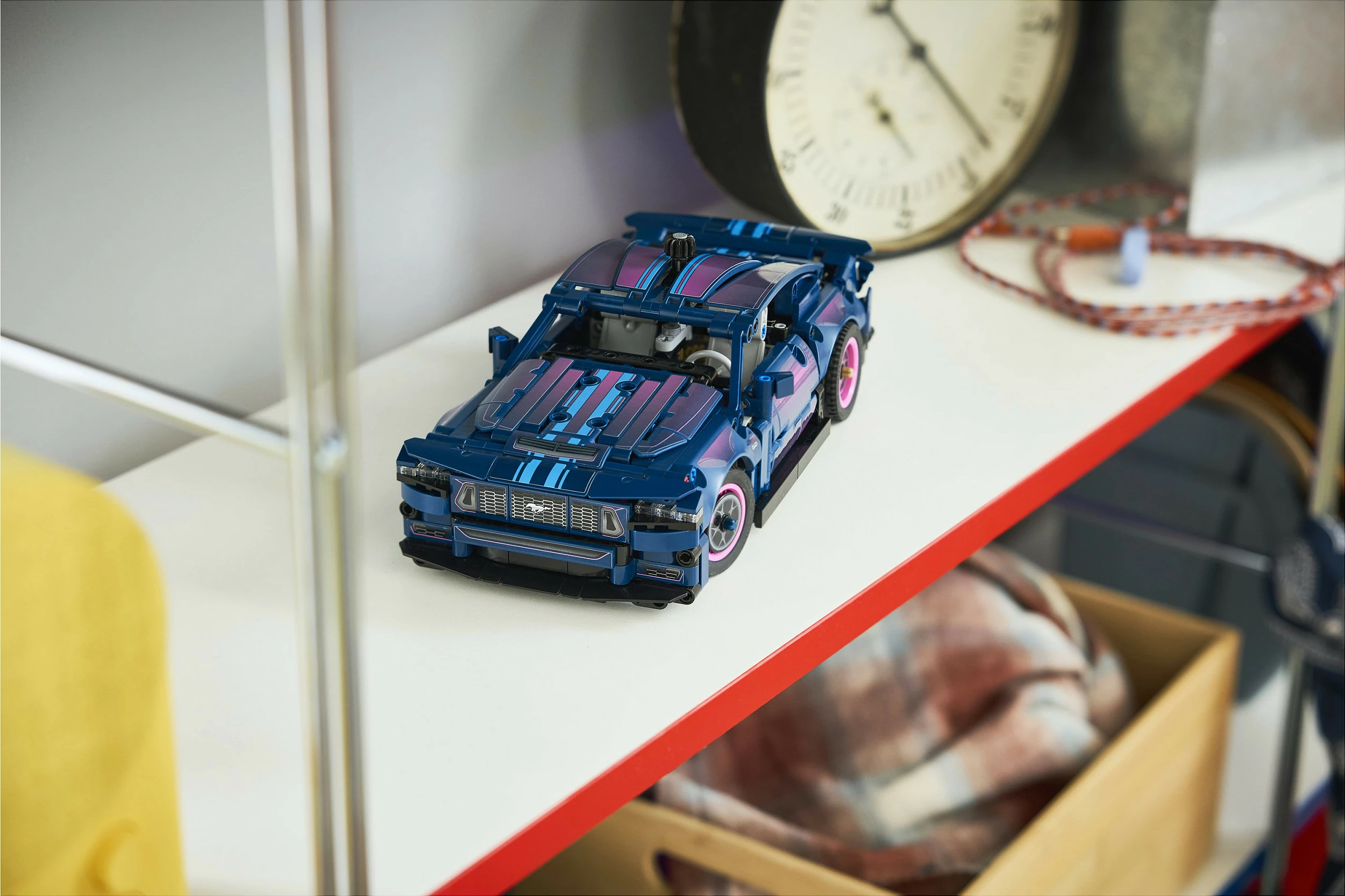 Set ndërtimi LEGO Technic 42236 Custom Garage Ford Mustang GT, 973 pjesë, 10+, shumëngjyrësh