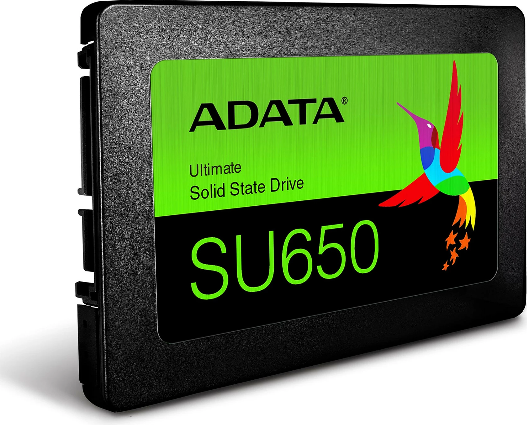 SSD i brendshëm ADATA SU650, 1TB, 2.5" SATA III, 520/450MB/s, i zi/jeshil