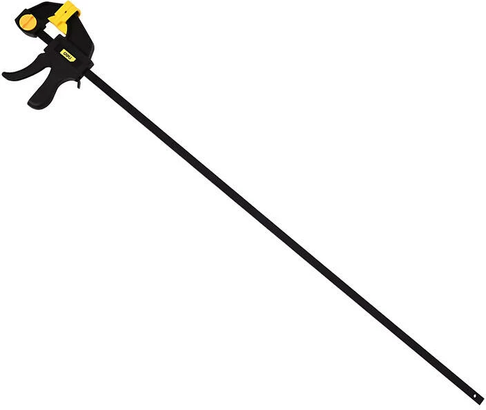 Kapëse shpejtë Deli Tools EDL110136, 36 inç, zezë/verdhe