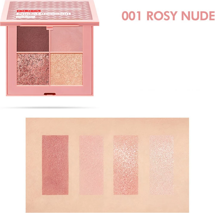 Pupa Nude Obsession Palette - 001 Rosy Nude