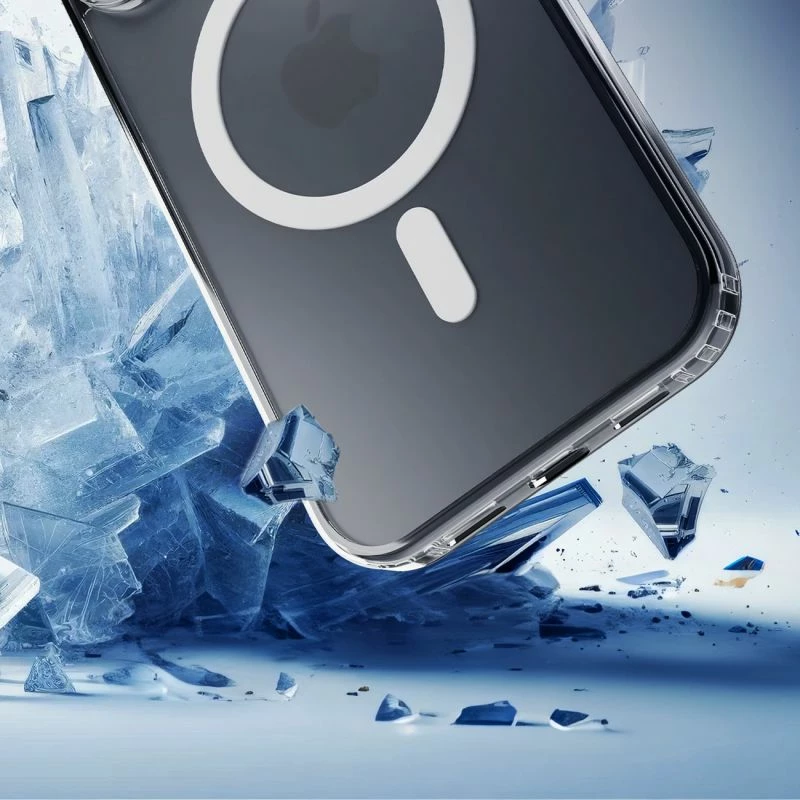 Mbrojtëse telefoni 3mk Frosty MagCase për iPhone 15 Pro Max, e bardhë