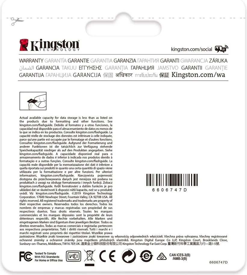 Kartë microSD Kingston's High Endurance, C10 UHS-l, 128GB