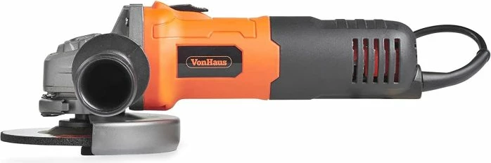 Brus këndor VonHaus 3500021 900W 125mm, set me 7 disqe, portokalli/zi