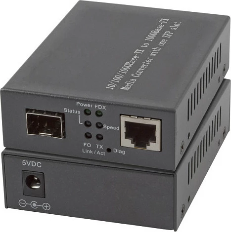 Media konverter EFB Elektronik, 1x RJ45 Gigabit + 1x SFP Gigabit, i zi