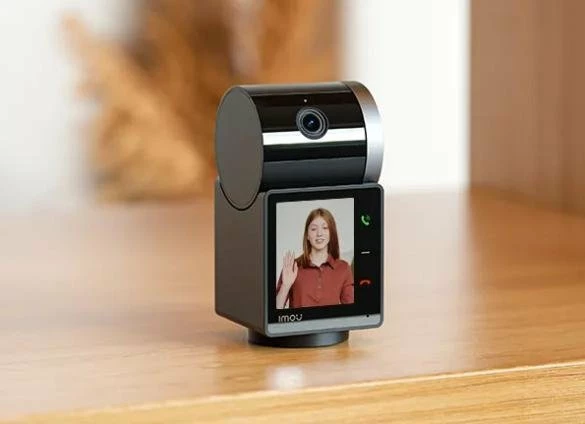 Kamerë IP e brendshme IMOU Rex VT Pro IPC-S2VBP-5M0WR 5MP Wi‑Fi baterike, e zezë