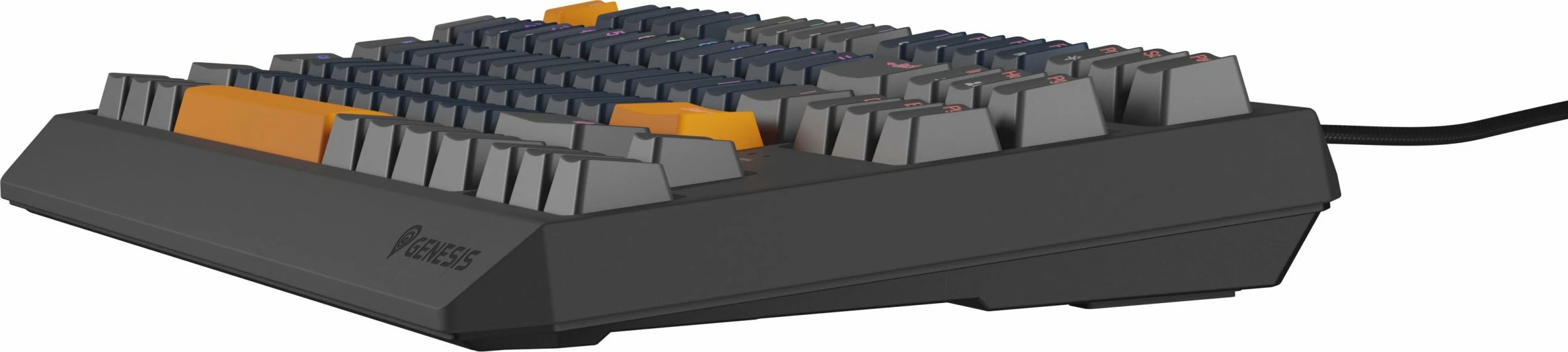 Tastierë mekanike gaming Genesis Thor 230 TKL NKG-2163, Outemu Panda, USB, RGB, layout US, Hot Swap, blu