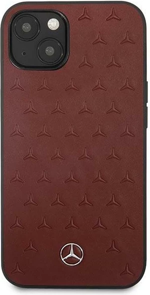Mbështjellës Mercedes MEHCP13SPSQRE për iPhone 13 mini 5.4", lëkurë, i kuq
