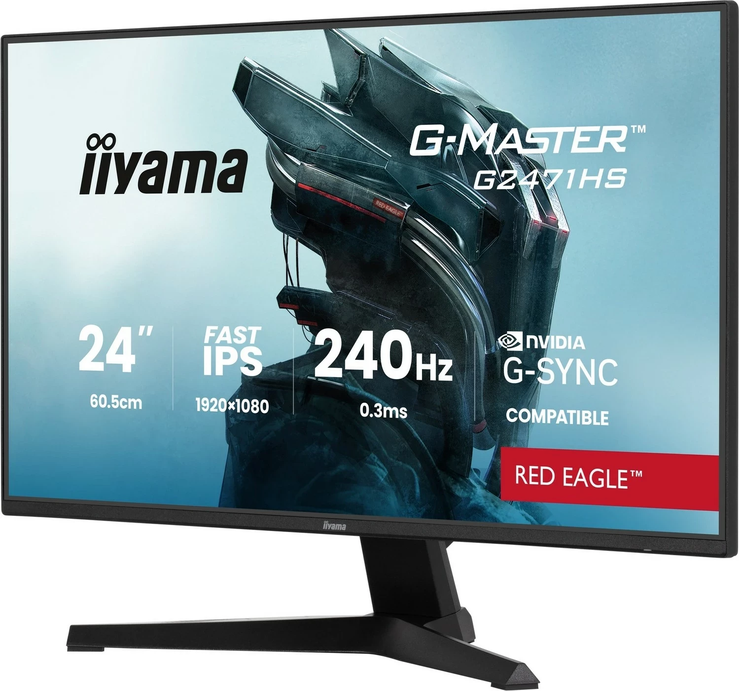 Monitor iiyama G-Master G2471HS-B1 Red Eagle 23.8" 240Hz Full HD Fast IPS, i zi
